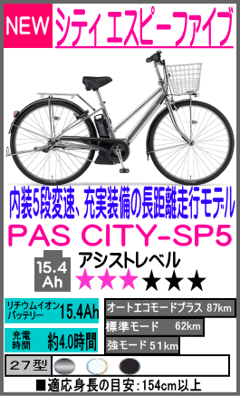 パス シティ エスピーファイブ PAS CITY-SP5 27型〈PA27CSP5〉