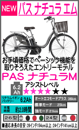 PAS ナチュラM PA26NM(PA24NM)